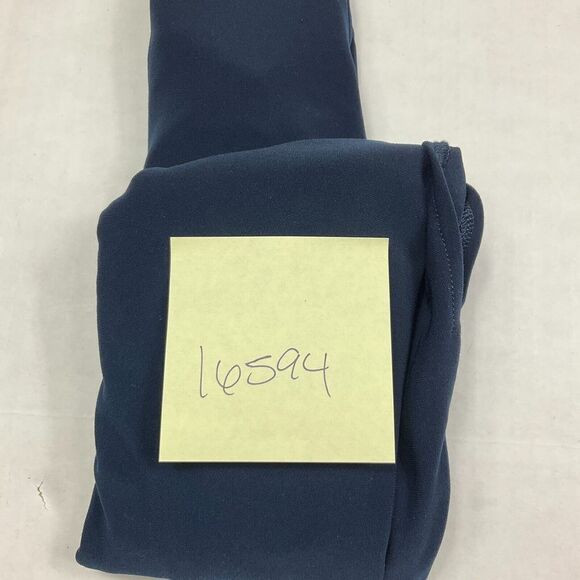 Sympli Long Tunic Top Blue V-Neck Flowy Asymmetrical Shirt Side Slits Size 4 - Picture 9 of 9